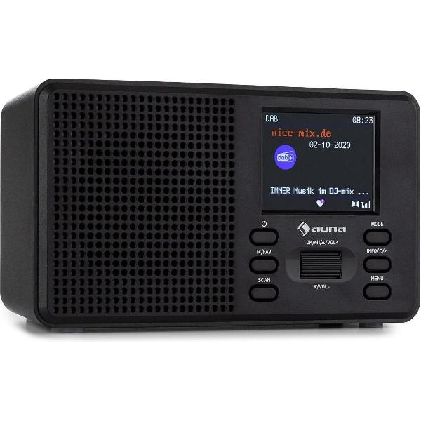 auna Commuter DAB+/FM digitale & analoge radio tuner - Bluetooth - AUX - 2,4