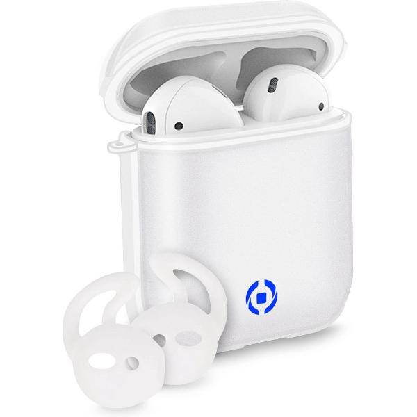 Celly Airpods 1/2 Cover Protective Case + Sport Hooks