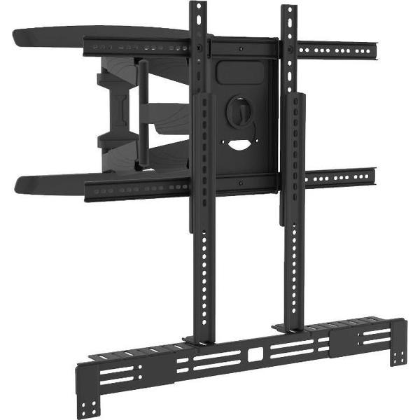 Cavus WME105 SBU03 Draaibare Tv Muurbeugel & Ophangbeugel geschikt voor Keyhole Soundbar & VESA Tv - 35kg