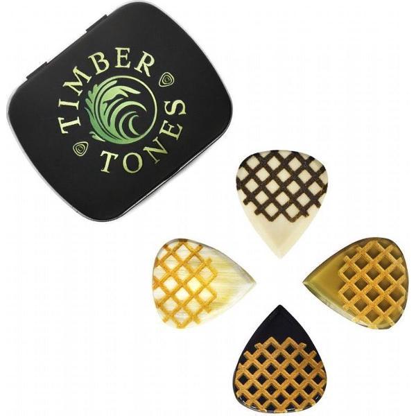 Grip Tones Mini / Mixed Tin / 4 verschillende plectrums