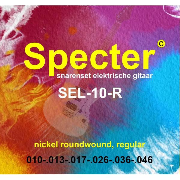 Specter Strings premium professionele snaren voor de Elektrische Gitaar | Elektrische gitaar snarenset | Stalen snaren