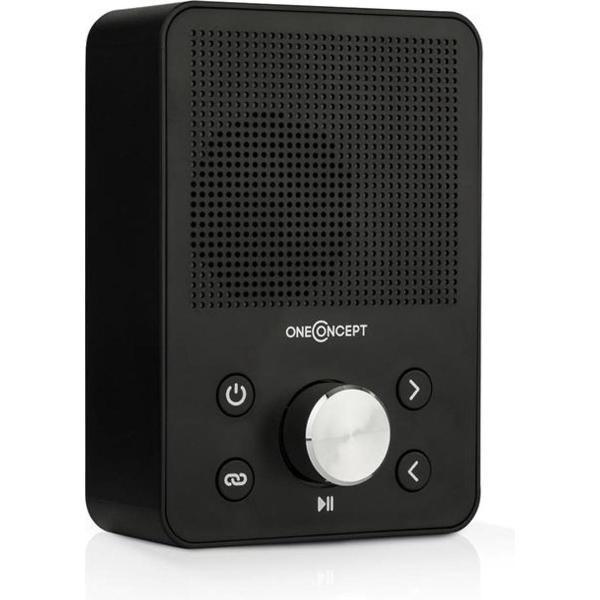 Plug+Play FM stopcontactradio FM tuner USB BT zwart