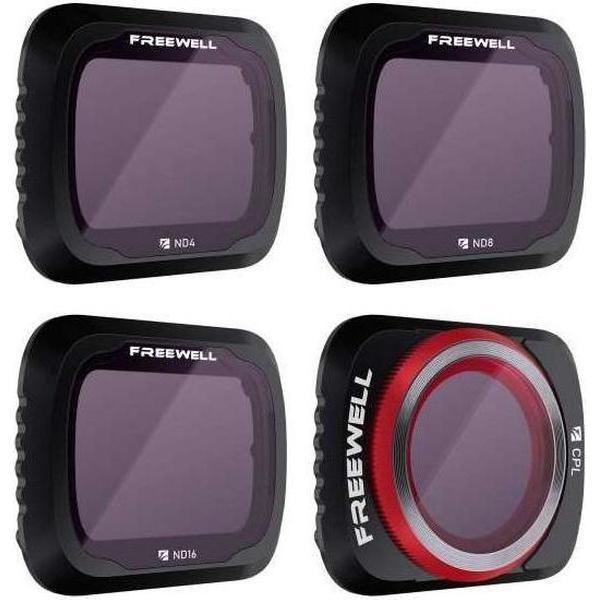 Freewell DJI Mavic Air 2 Standard Day filterset CPL+ND4-8-16 (4 stuks)