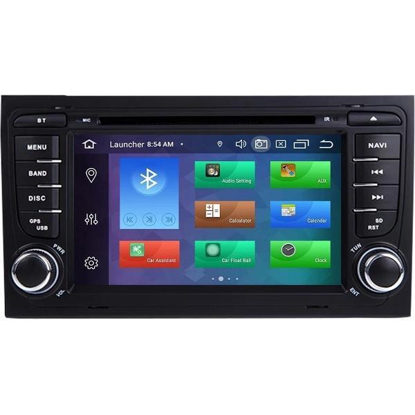Audi A4 2000-2008 7inch ingebouwde CarPlay Android 10 Navigatie en Multimediasysteem DVD Speler 2+16GB