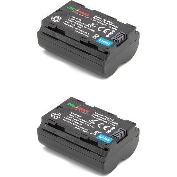 ChiliPower Fujifilm NP-W235 accu - 2200mAh - 2-Pack