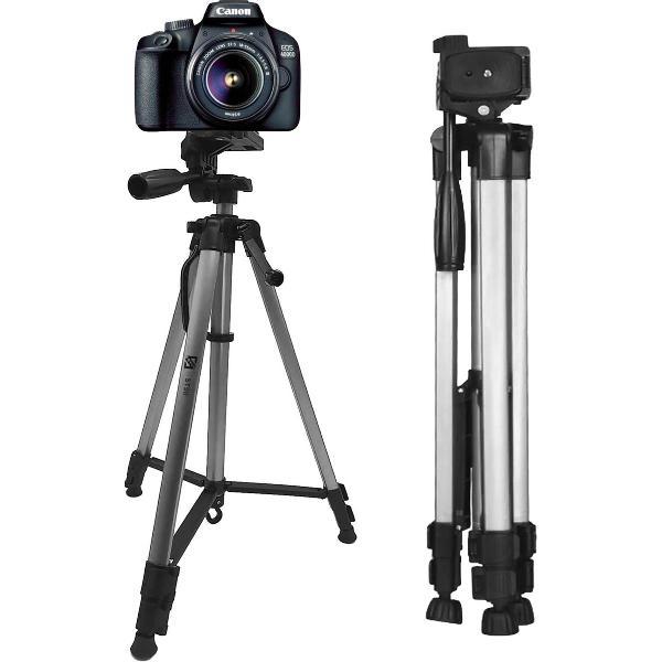 SEFID® ST90 Camera en telefoon statief - Smartphone tripod met houder iphone , samsung , ipad , tablet & GSM standaard - Zilver