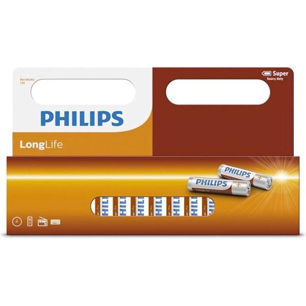 Philips longlife batterijen - 48-pack - AAA - Potlood
