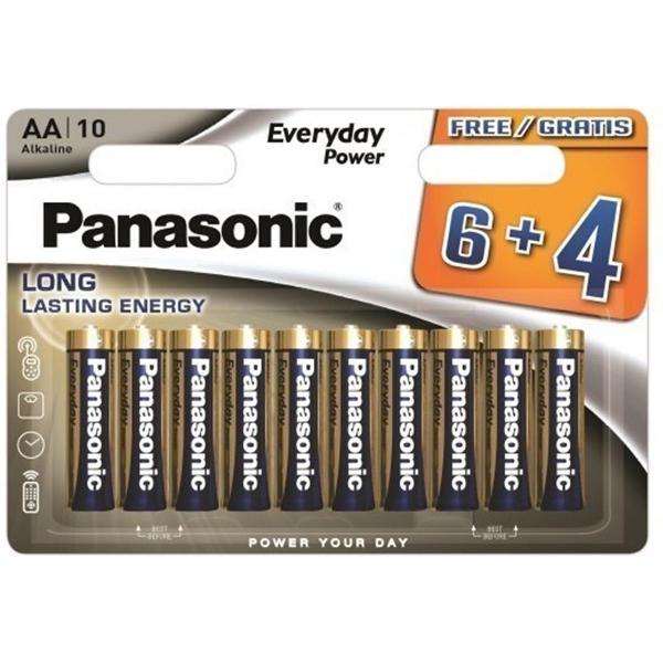 AA/LR6 Panasonic Alkaline Everyday Power - 10 Stuks