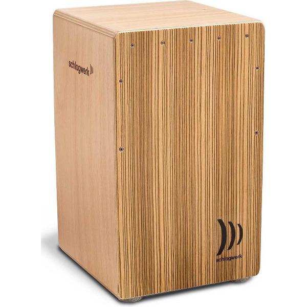 Schlagwerk CP4011 Cajon La Peru Zebrano cajon/yambú