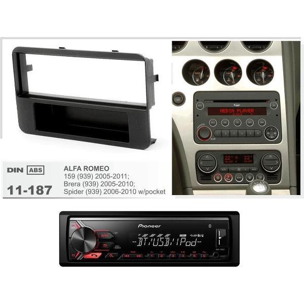 radio met bluetooth alfa 159 pioneer 1din