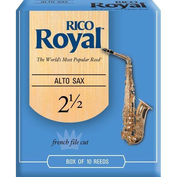 D'Addario Woodwind Royal Alto Saxophone Reeds 2.5 rieten