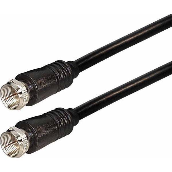 Zwarte antennekabel 1,50 m