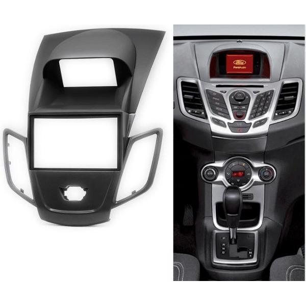 2-DIN FORD Fiesta 2008+ w/display (Black) frame Audiovolt 11-305