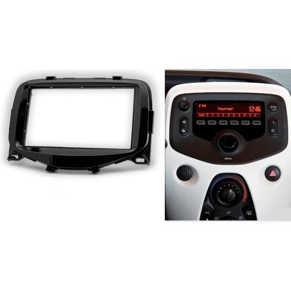 2-DIN TOYOTA Aygo 2014+ / PEUGEOT (108) 2014+ / CITROEN C1 2014+ frame Audiovolt 11-591