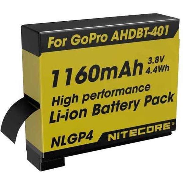 Nitecore Batterij NLGP4 Oplaadbaar voor de GP4-Serie