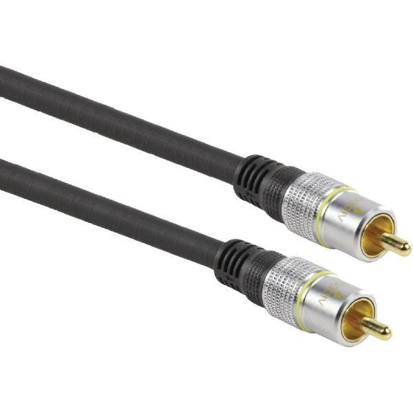 HQ Super Silver Tulp composiet video kabel - 10 meter