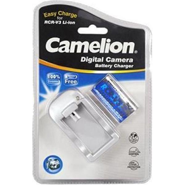 Camelion CR-V3 Charger incl 12v car-plug & 1x CR-V3 recharge