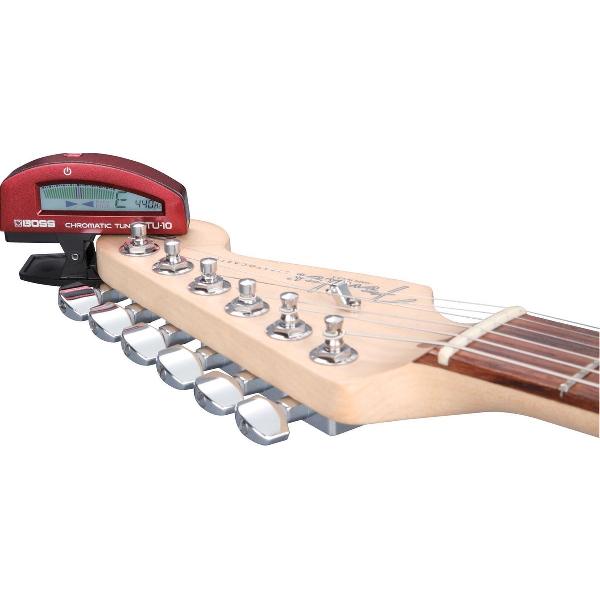 Boss TU-10 Red clip-on stemapparaat