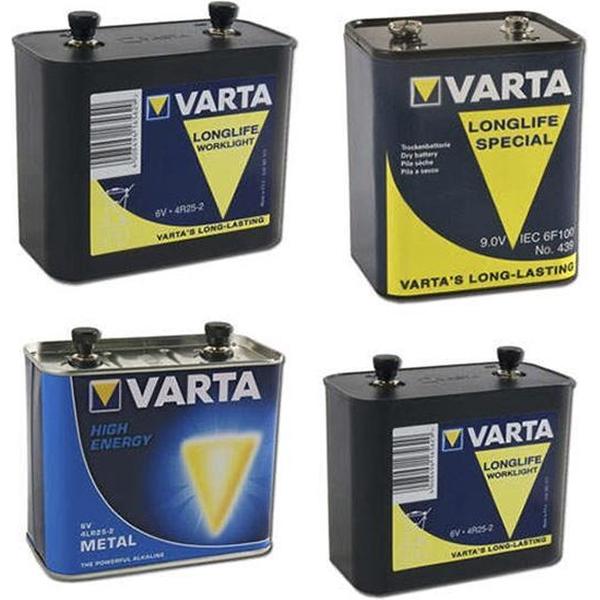 Varta Professional Latern 4LR25-2 Speciale batterij 4LR25-2 Schroefcontact Alkaline 6 V 33000 mAh 1 stuk(s)