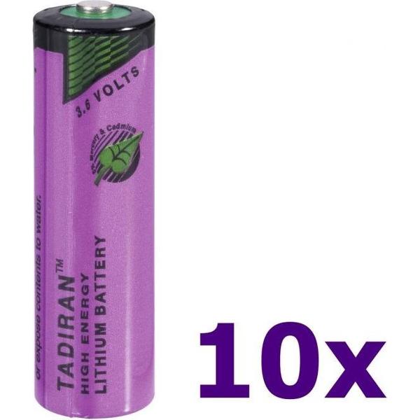 10 Stuks - Tadiran SL-760 AA Lithium batterij 3.6V