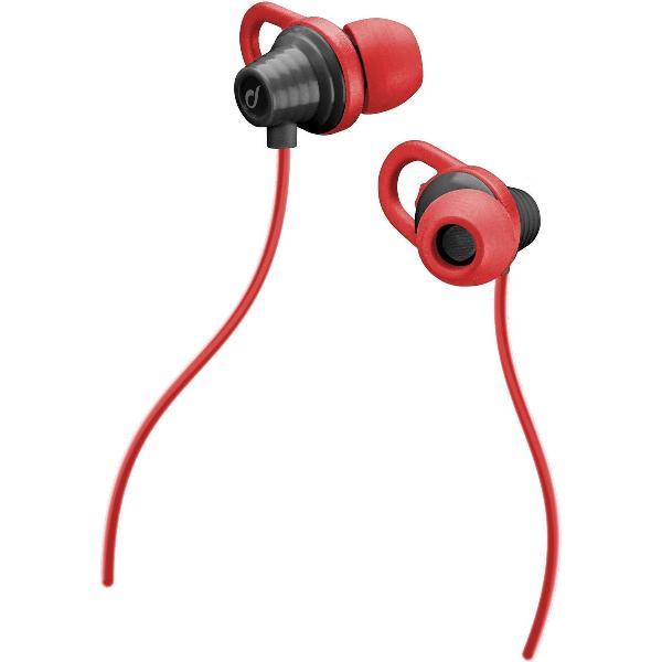 Cellularline Air Headset In-ear Zwart, Rood