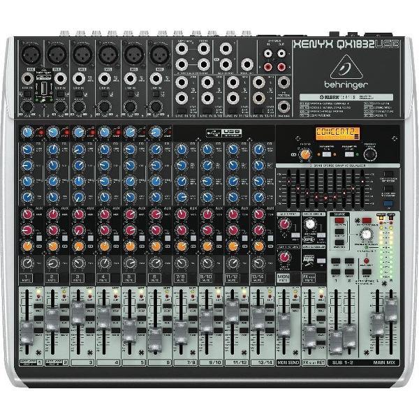Behringer QX1832USB mengpaneel 18 kanalen