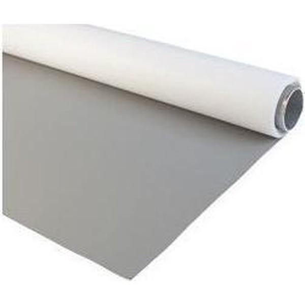 Bresser Vinyl Achtergrondrol voor Studiofotografie - 2x4M - Grijs/Wit