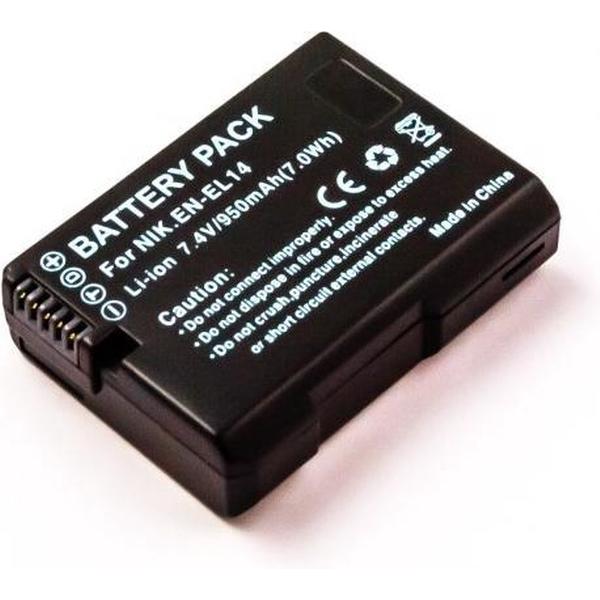 Battery similar NIKON EN-EL14 decoded, Firmware 1.02, Li-ion, 7,4V, 950mAh, 7,0Wh