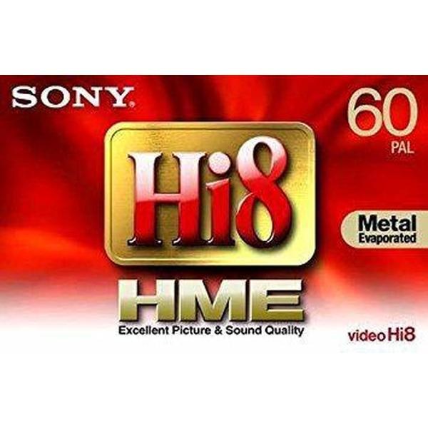 SONY HG Tape Hi8 Cassette 60 Minuten Hi-8 HME Metal Evaporated