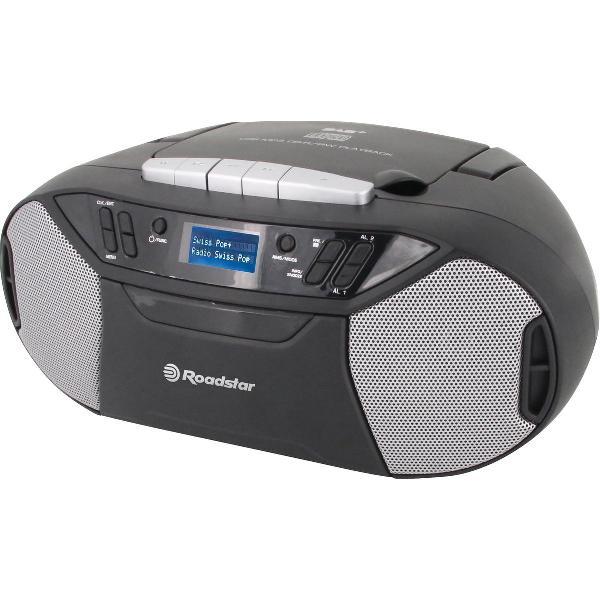 Roadstar RCR-777UD+ draaitafel Draaitafel met riemaandrijving Zwart