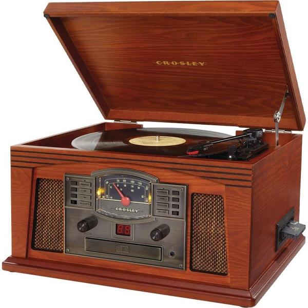 Crosley Lancaster - Entertainment Center - Paprika Kleur