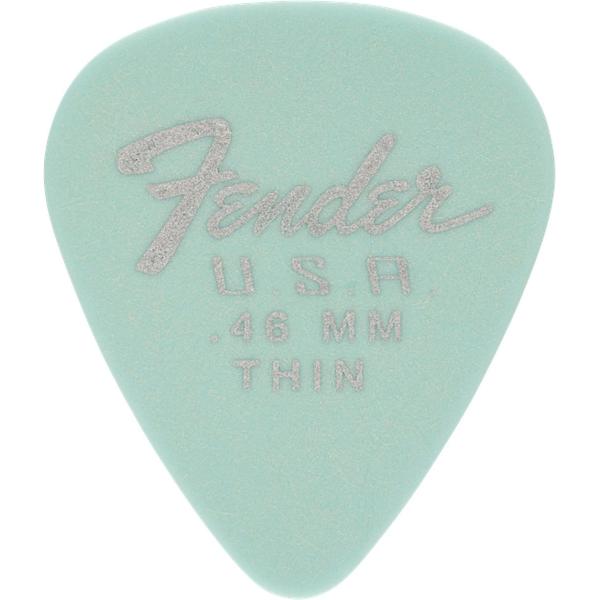 Fender 351 Dura-Tone picks, set van 12, 0,46 mm, Daphne Blue