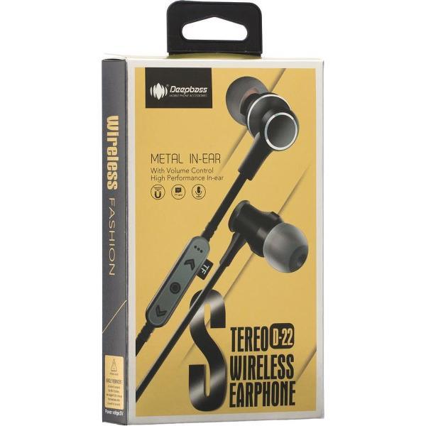 Stereo Bass Koptelefoon – D-22 Stereo Bass – Deep Bass – High Performance Headphones – Zwart