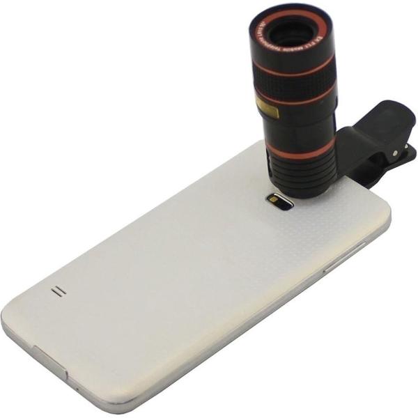 Apexel Universal 8X Zoom Telescope Clip Lens voor mobiele telefoon Tablet