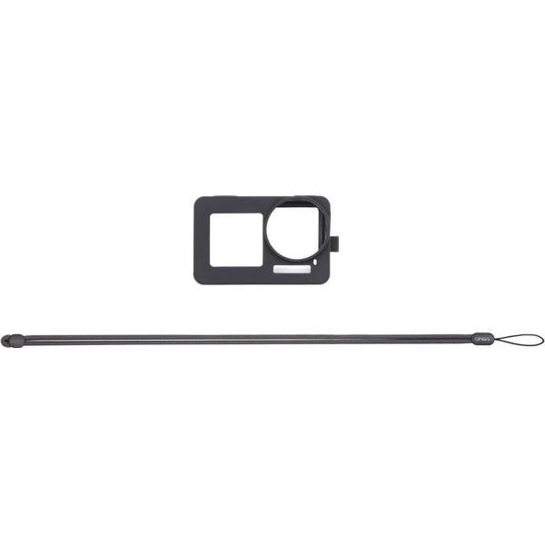 CYNOVA siliconen beschermhoes voor DJI Osmo Action met draagkoord (zwart)