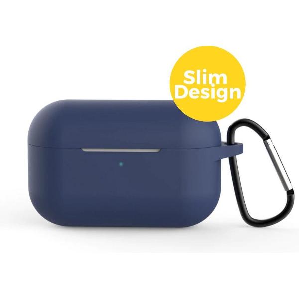 Apple Airpods Pro Siliconen Case Hoesje - Beschermhoes - Alaska Blauw