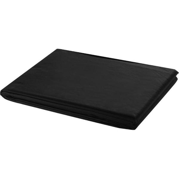 vidaXL Achtergrond Katoen Zwart 600x300 cm