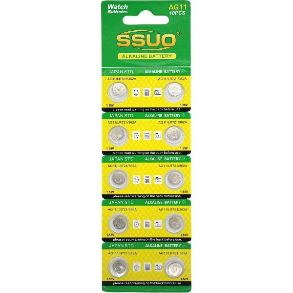 AG11 Knoopcel Batterij 10x - batterijen voor Horloges