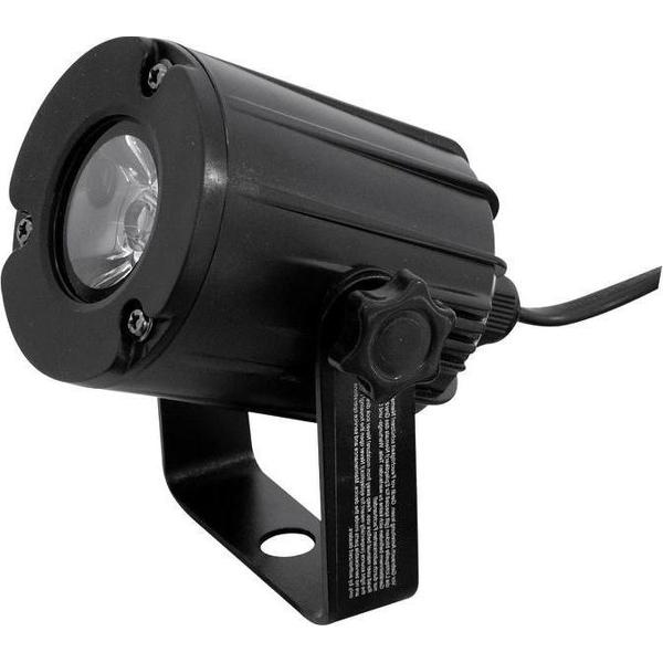 Eurolite LED PST-3 W 6000 K LED-pinspot Aantal LEDs: 1 x 3 W Zwart