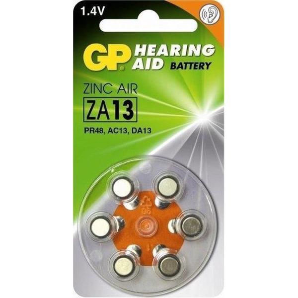 GP PR48 ZA13 Knoopcel voor Hoortoestellen - 6 Stuks