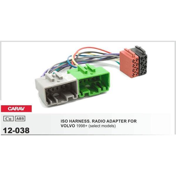 auto radio aansluitkabel / verloopkabel geschikt voor VOLVO 1998+ (select models) Audiovolt 12-038
