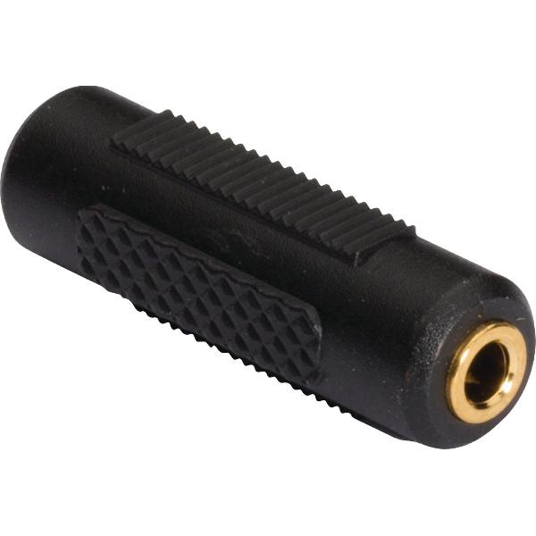 3,5 mm audiokoppelstuk 3,5 mm female - female 1 stuk grijs