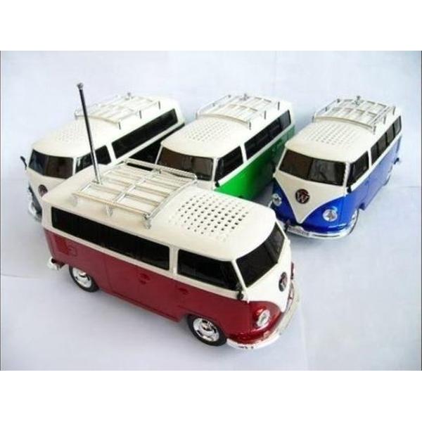 Volkswagen bus T1 fm-radio met mp3-speler zwart