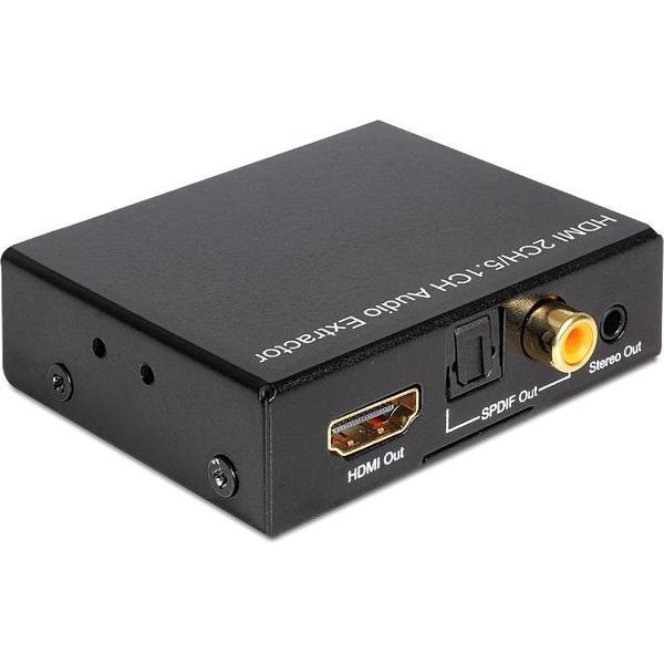 Delock - Adapter HDMI zu HDMI + Audio Delock