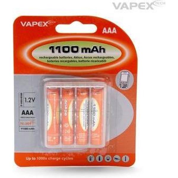 Vapex oplaadbare AAA penlites 1100mAh
