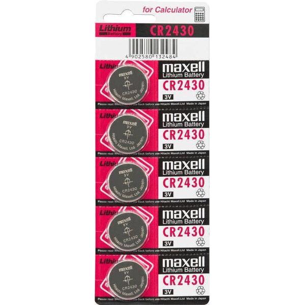 CR2430 knoopcell batterijen Maxell - 3V