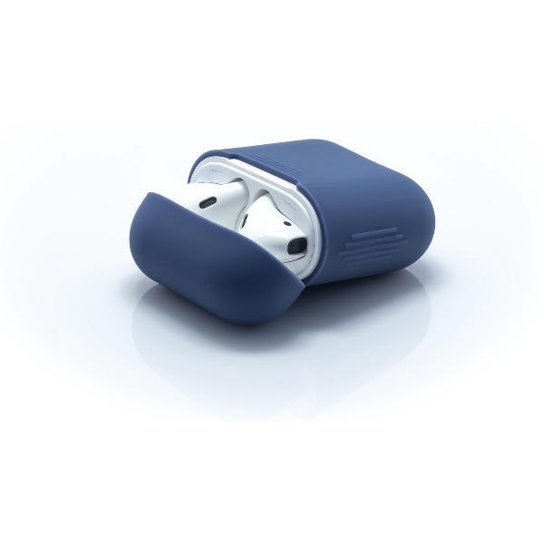 Case voor Apple AirPods - Blauw - Siliconen