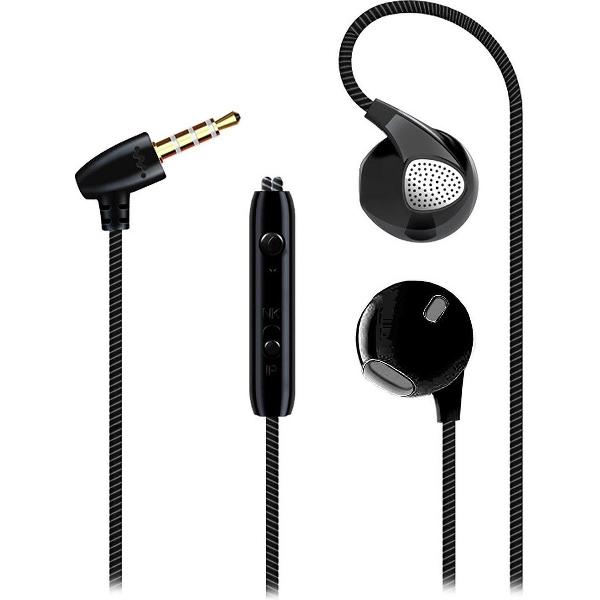 DrPhone V2 In-Ear Oordopjes - Geluidsisolerende Headphones met BASS - Afstandsbediening &