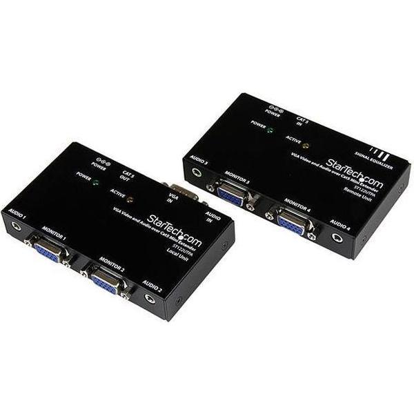 StarTech.com VGA Video Verlenger via Cat5 met Audio