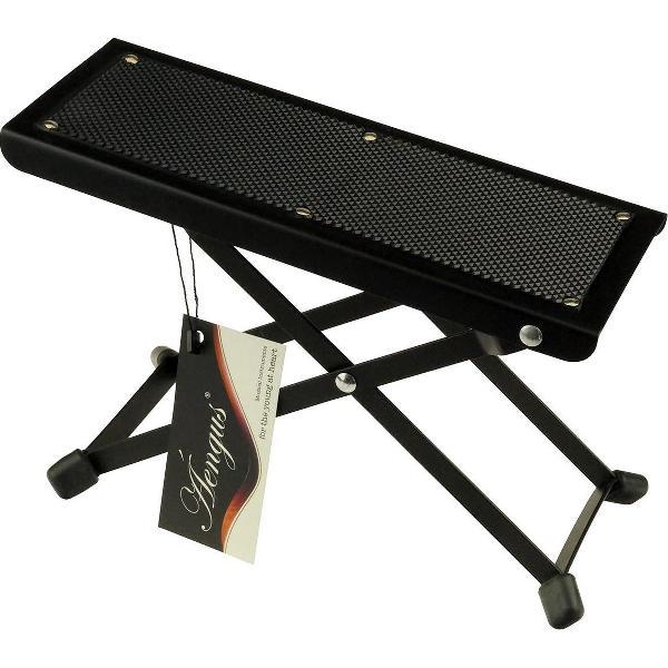 Áengus Gitaar voetenbankje Voetsteun voor gitarist - zwart metaal